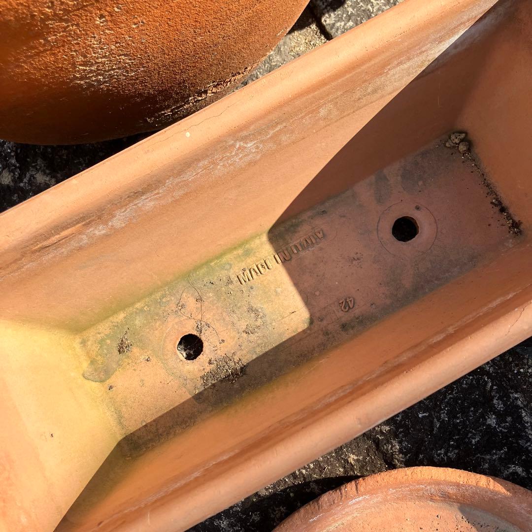 【直接/バラ売り可】イタリア製含　テラコッタ鉢　素焼き鉢 植木鉢　ガーデニング