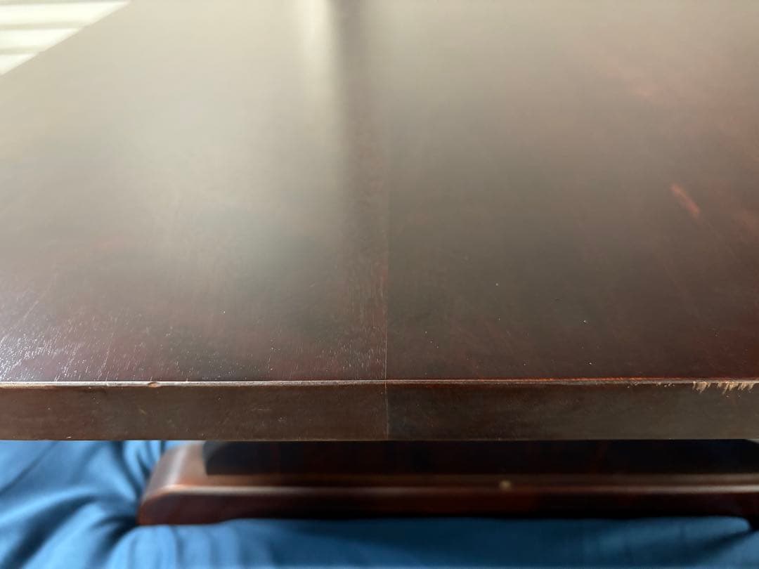 ☆GE232【中古品】北海道民芸 折り畳みテーブル 幅106cm 奥70cm