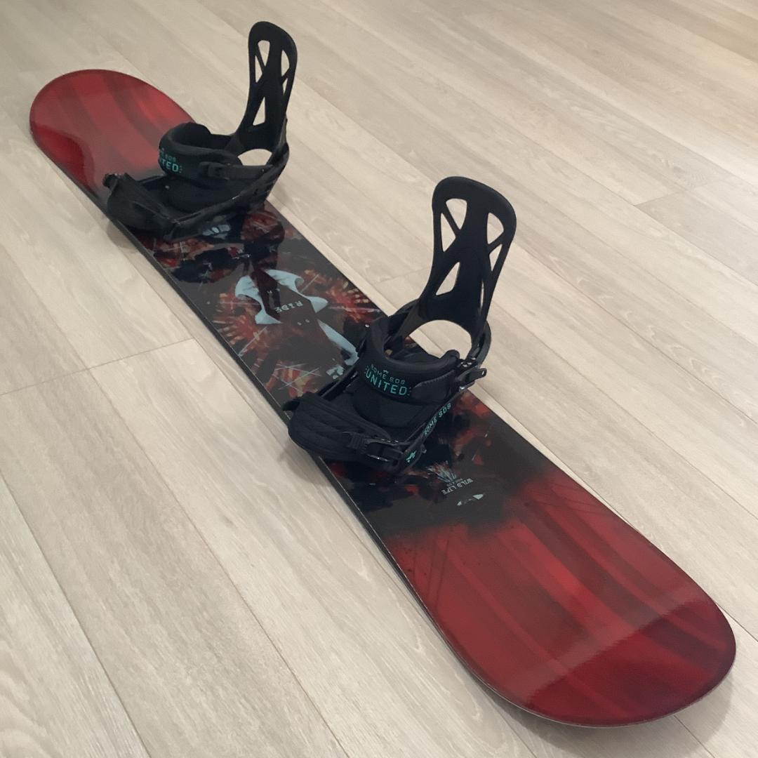 060RIDE WILDLIFE155ROMEメンズスノーボードセット初心者向き