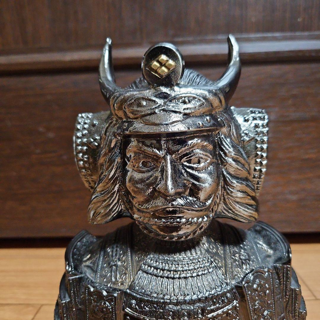 G&G 武士の頭部像 金属製　ニッカ　ボトルカバー　武田信玄