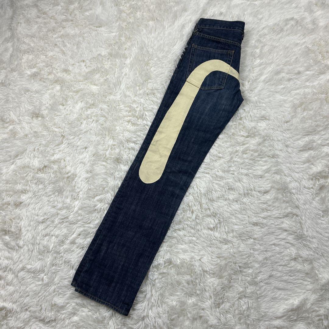 エヴィスドンナ　デニム　白ペンキ　ビッグカモメ　グッドコンディション　大黒