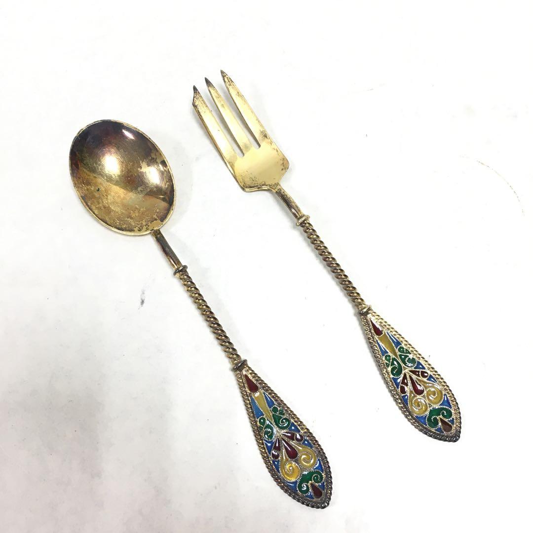 0531K プリカジュール スプーン　フォークセット　14CM
