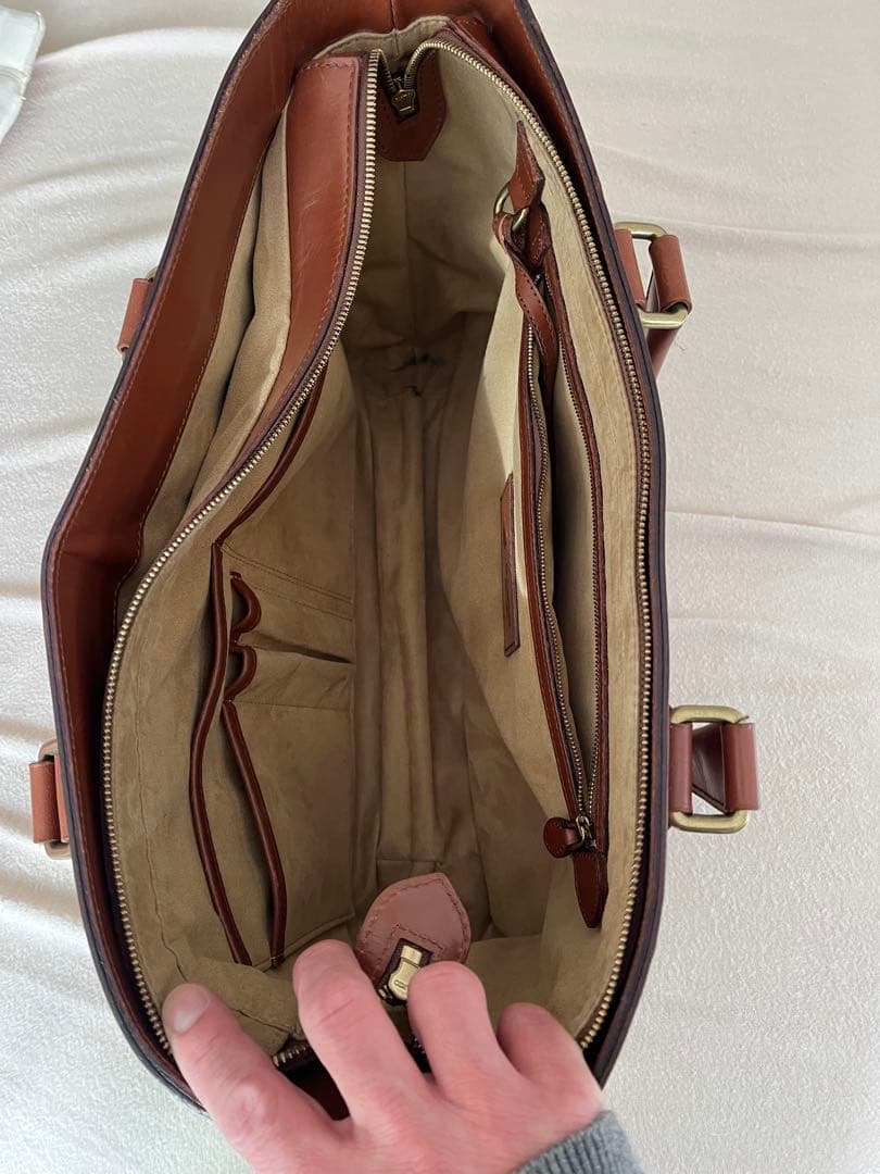 即購入大歓迎！お値下げ！GANZO ブライドルレザートートバッグ