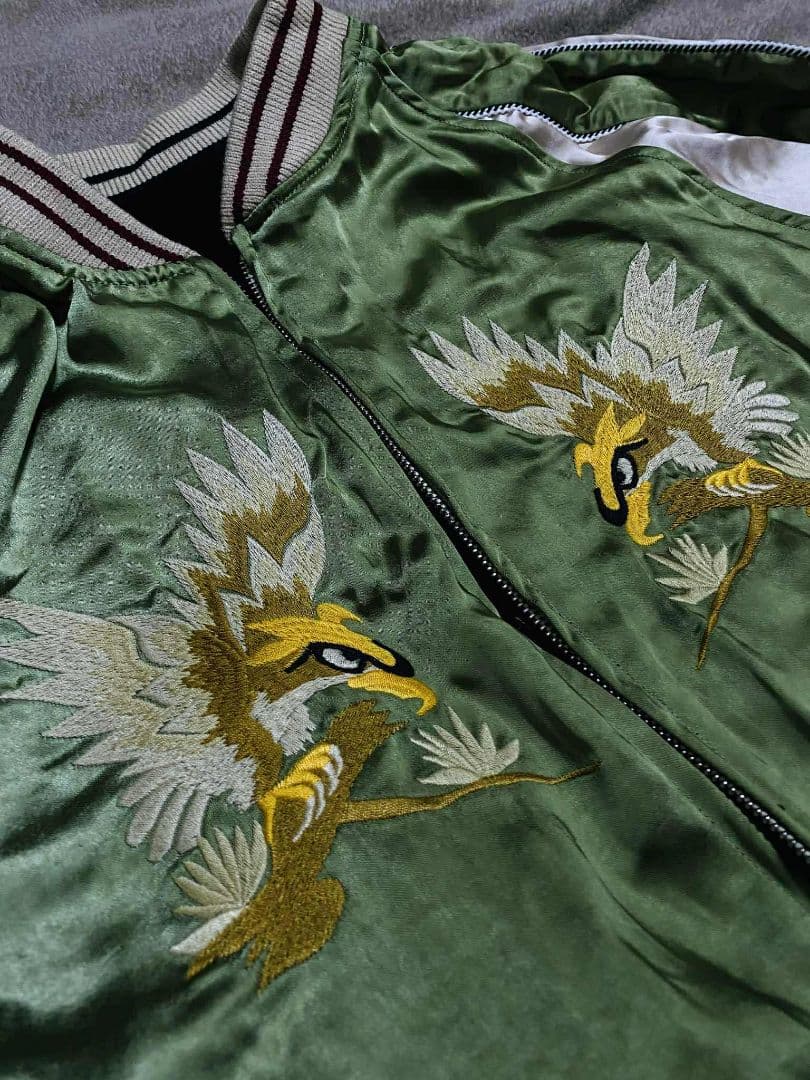 未使用 2面用 NON STOCK & CO 別珍 虎鷲 限定 スカジャン 美品