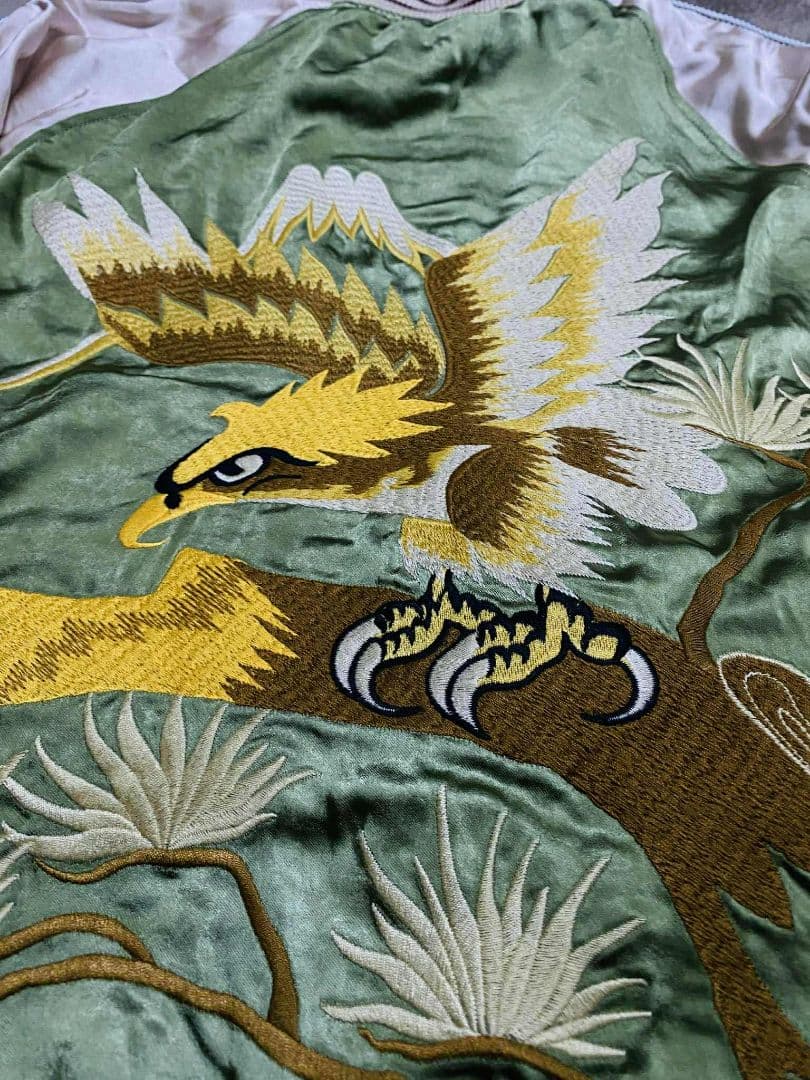 未使用 2面用 NON STOCK & CO 別珍 虎鷲 限定 スカジャン 美品