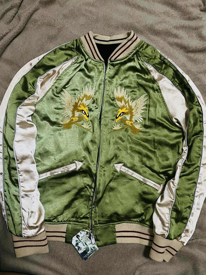 未使用 2面用 NON STOCK & CO 別珍 虎鷲 限定 スカジャン 美品