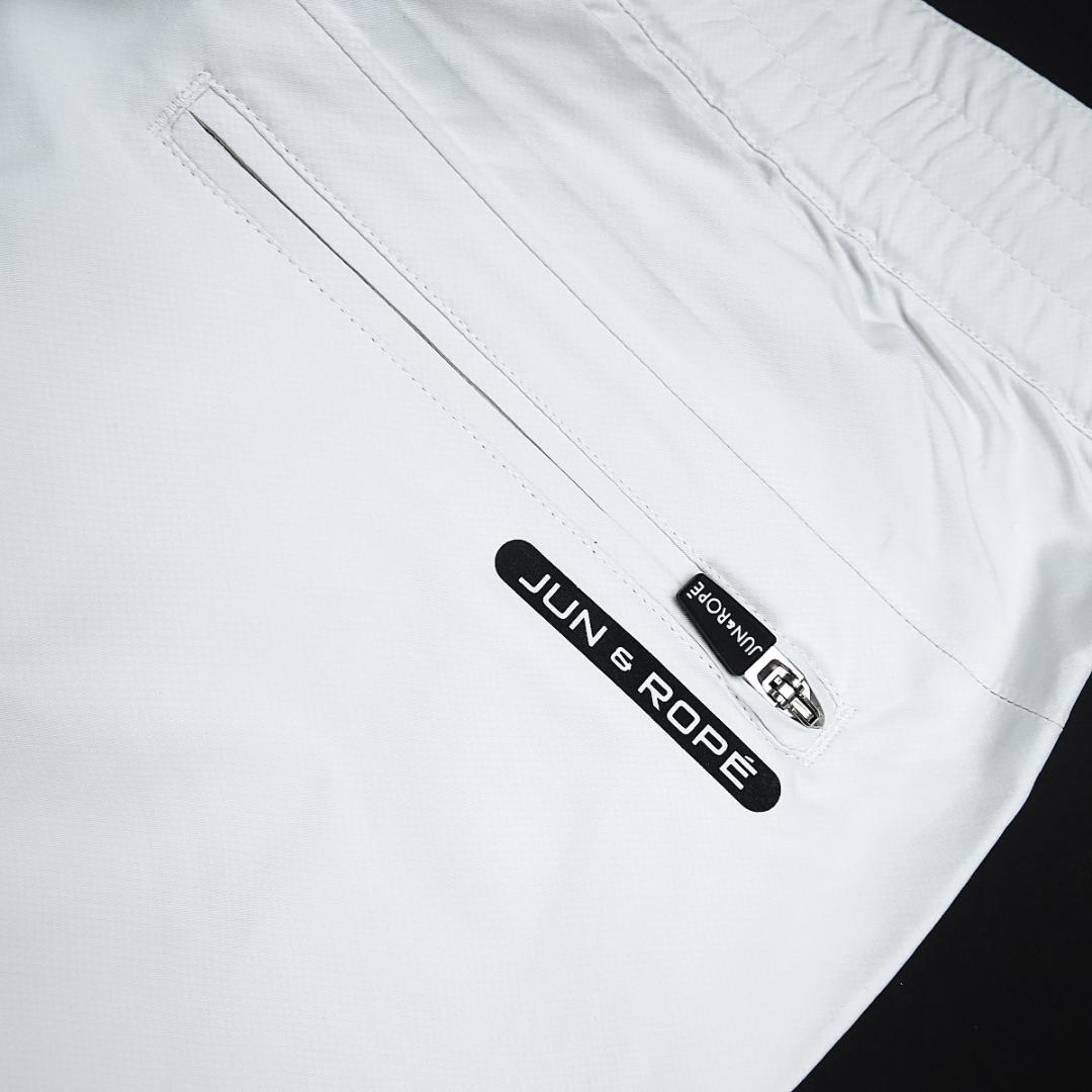 JUN&ROPE' ホワイト レインウェア M