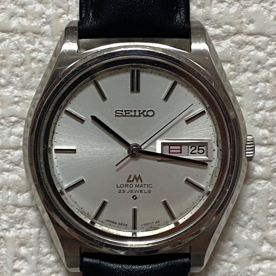 SEIKO ロードマチック LM 56系 新品Sガラス 精度良好 1971.Ju