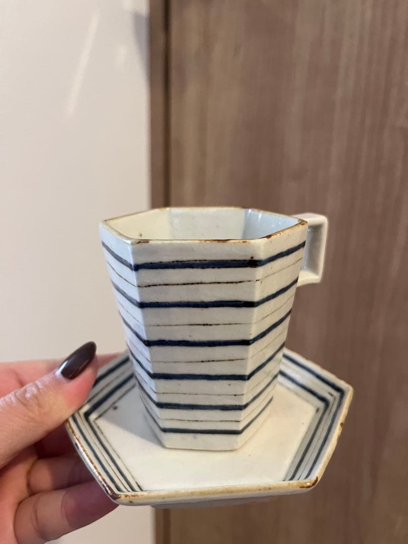 新品❗️人気❗️高島大樹 マグカップ＆ソーサー 作家物