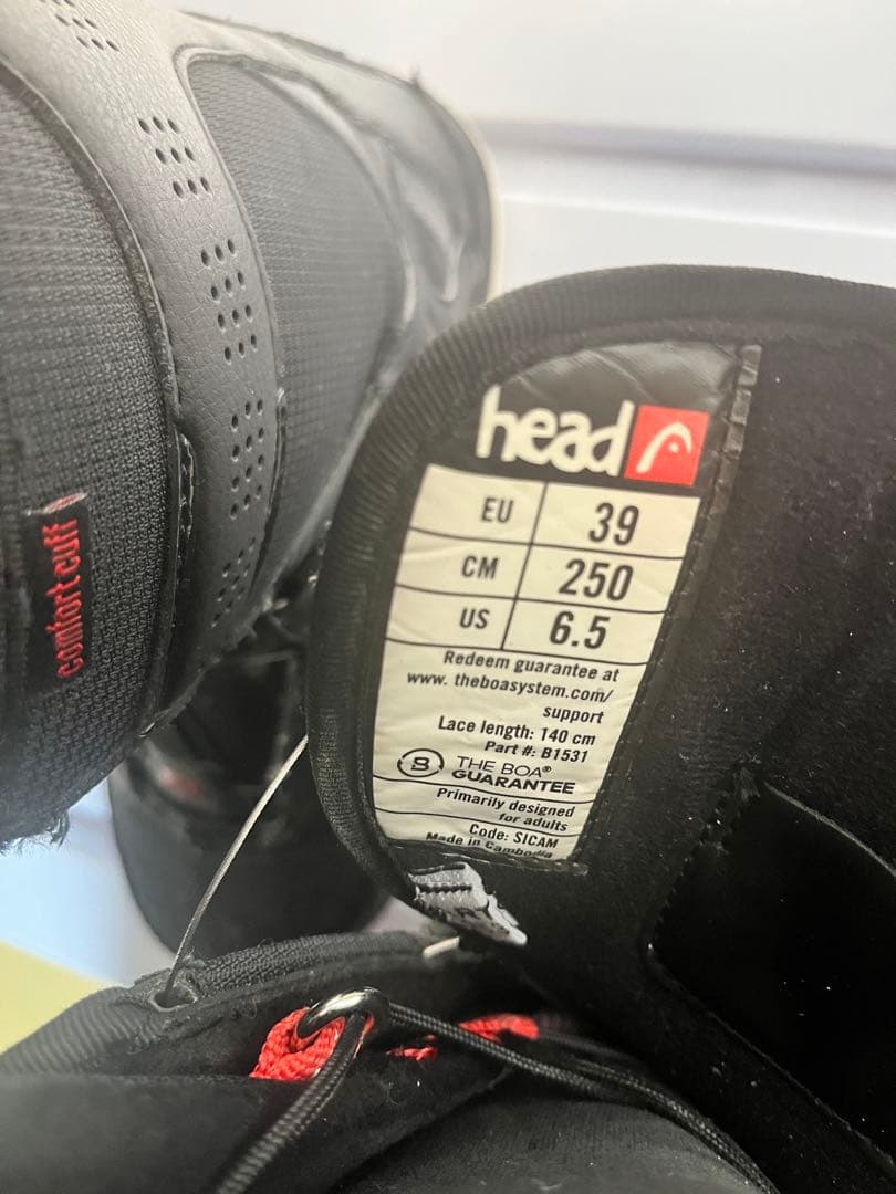 head STRIKE スノーボードブーツ 25cm ブラック