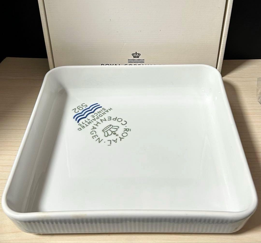 ロイヤルコペンハーゲン シグネチャー オーブンウェア グラタン皿 ミトン付き