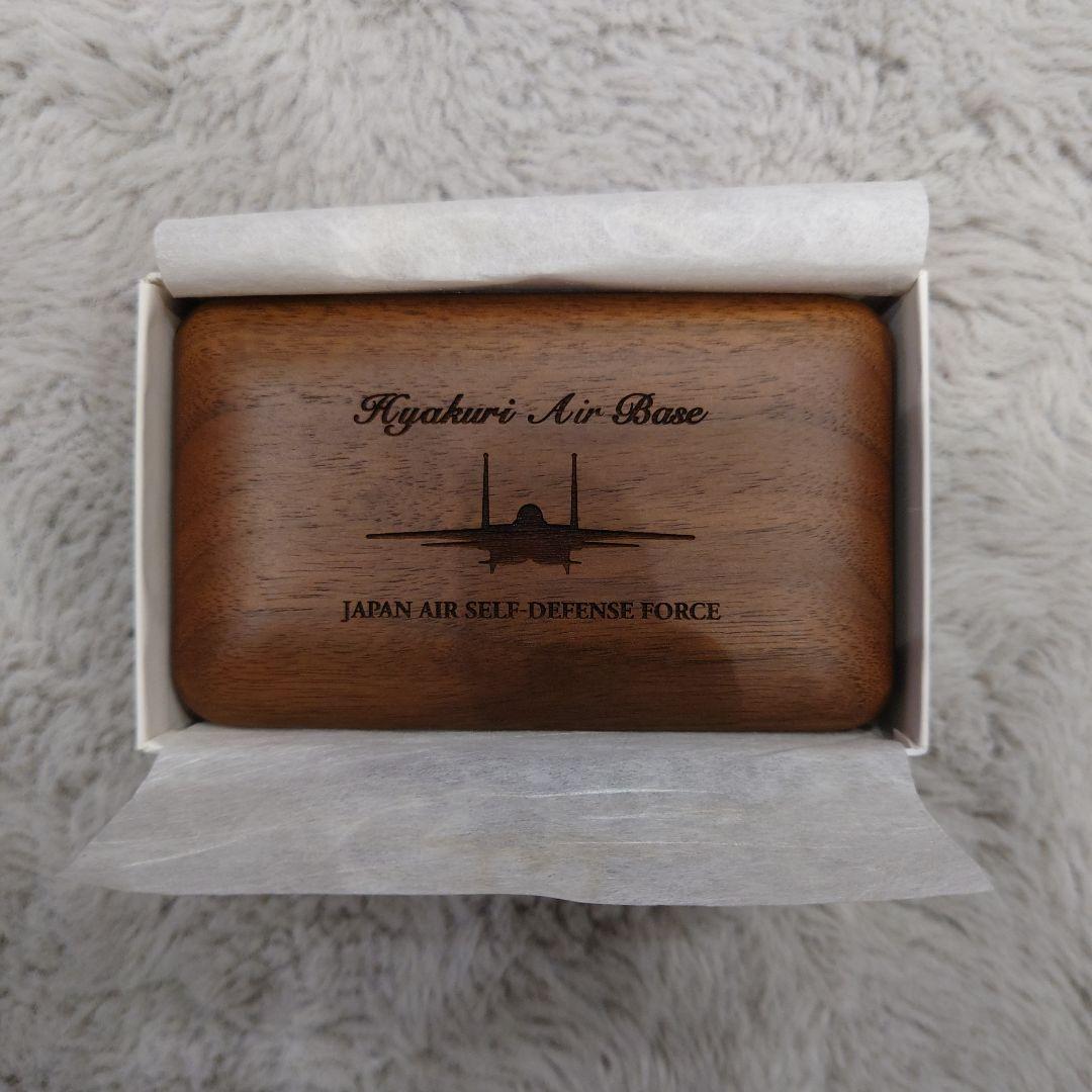JASDAF 航空自衛隊 百里基地 名刺ケース 木製