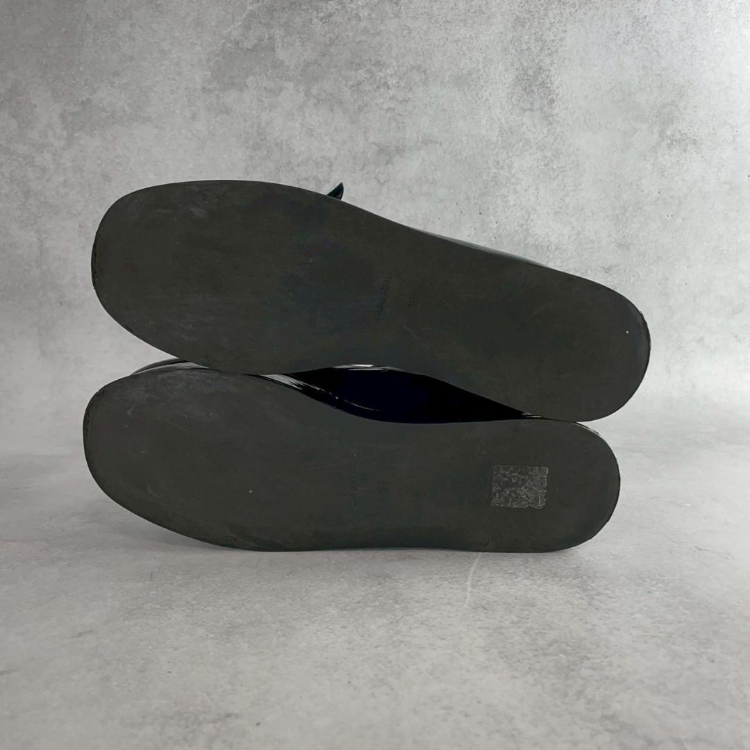 美品　miu miu　ミュウミュウ　パテント　厚底　メリージェーン　パンプス　黒