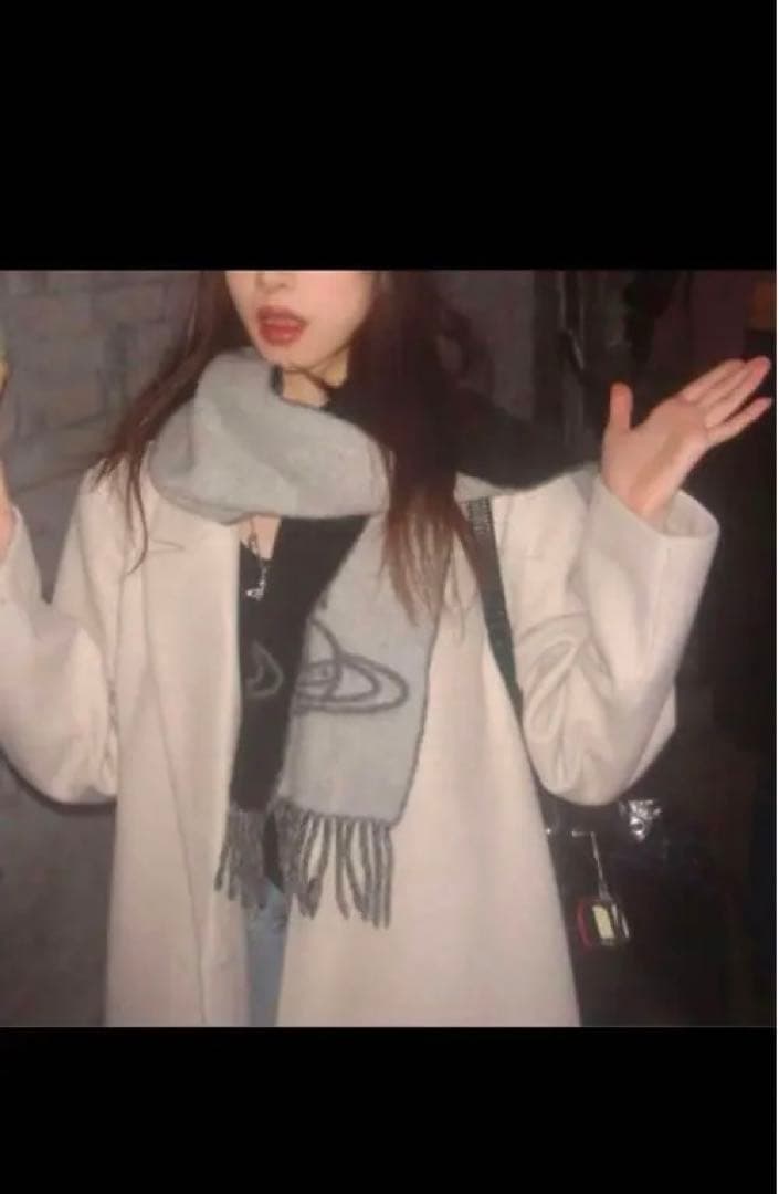 Vivienne Westwood 宇宙船ロゴ マフラー