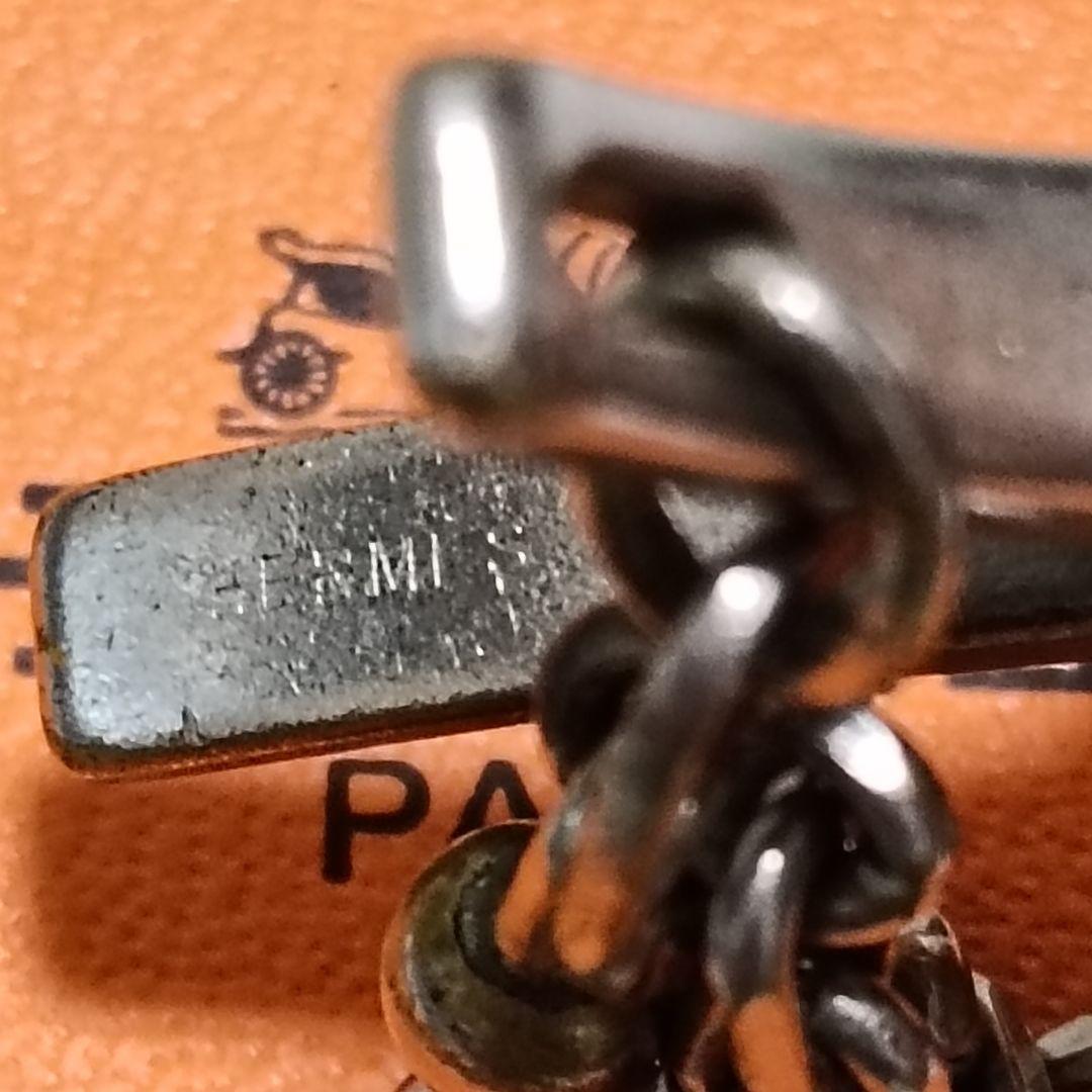 エルメス　グローブホルダー　ゴールド　傷汚れあり　付属品なし