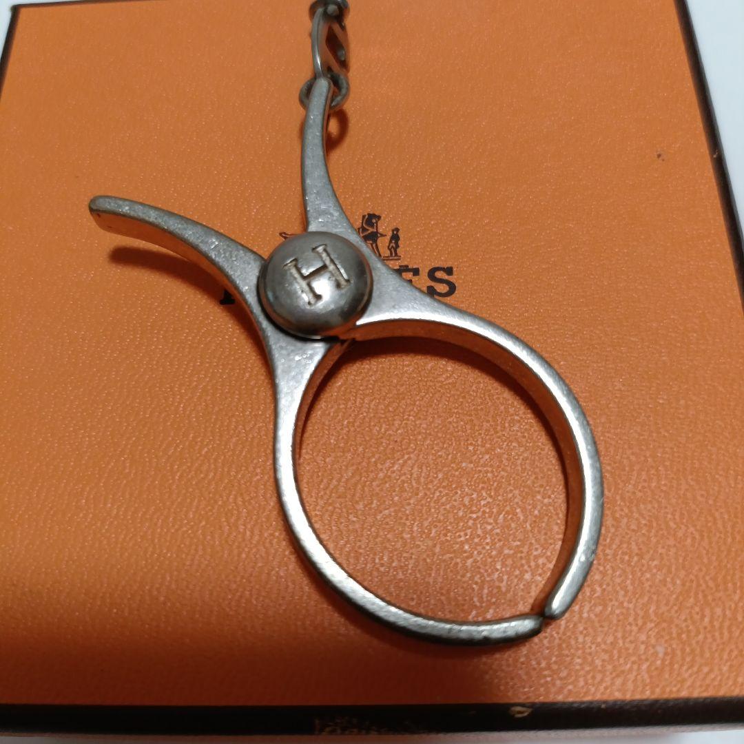 エルメス　グローブホルダー　ゴールド　傷汚れあり　付属品なし