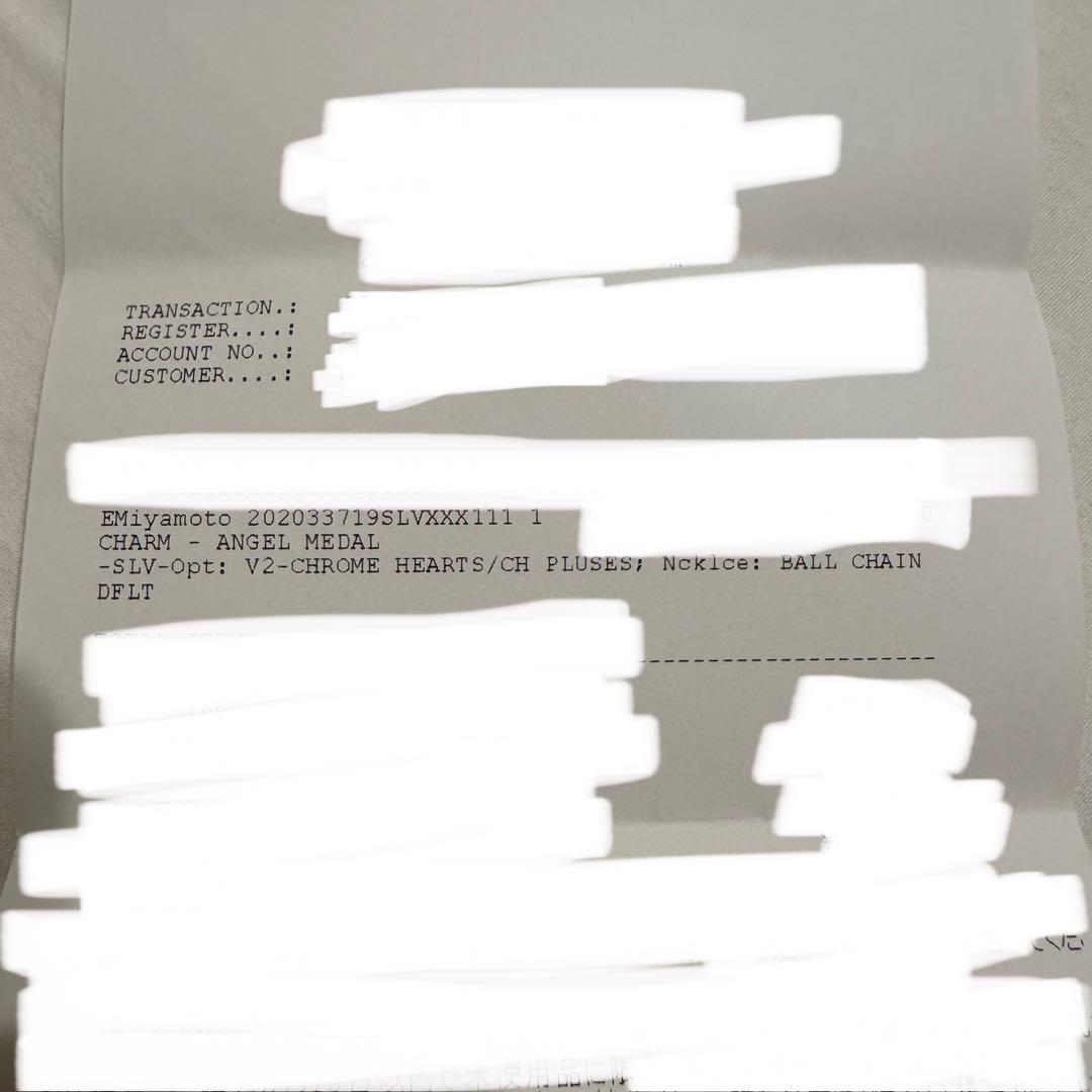 クロムハーツ　エンジェルメダル　新品未使用　v2 chrome hearts