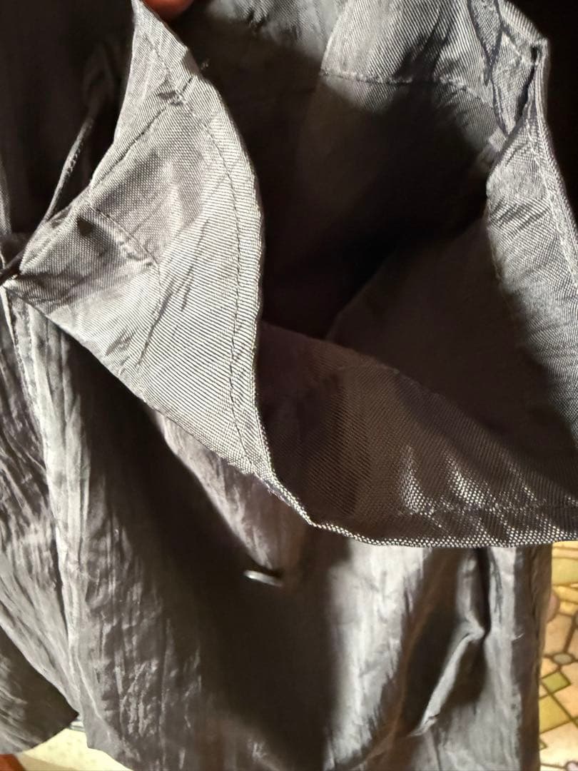 ヤッコマリカルド フリースインナー付き ナイロンコート 墨黒