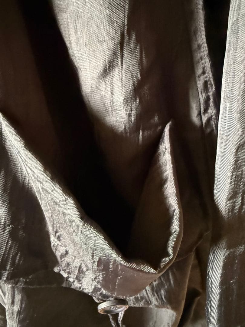 ヤッコマリカルド フリースインナー付き ナイロンコート 墨黒