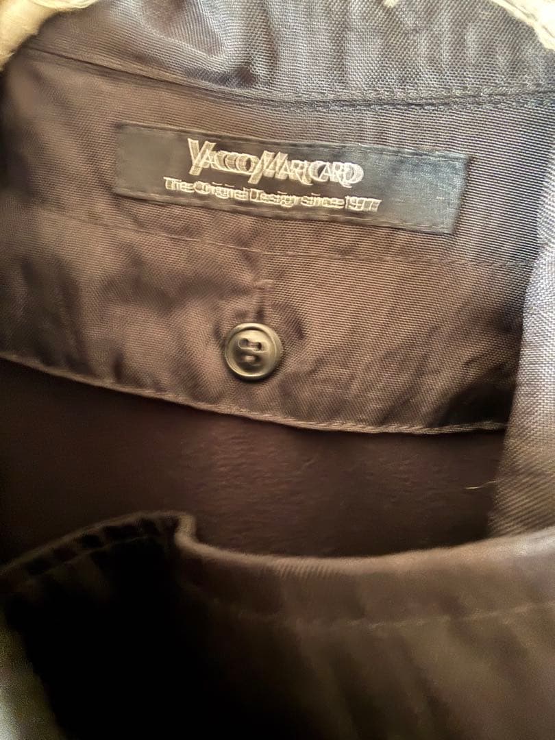 ヤッコマリカルド フリースインナー付き ナイロンコート 墨黒