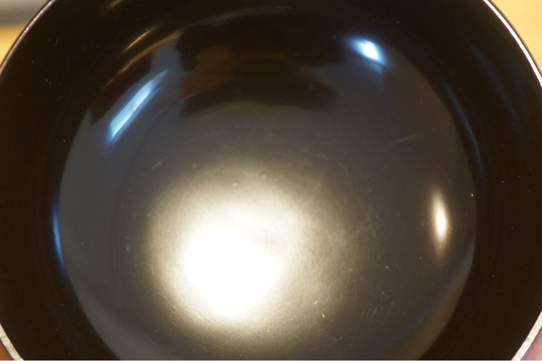 輪島塗 松鶴図金蒔絵 黒漆 吸物椀 2客 / 木製漆器 茶懐石