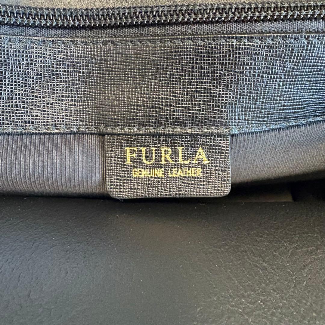 ◎美品◎ FURLA SALLY フルラ サリー ブラックトートバッグ