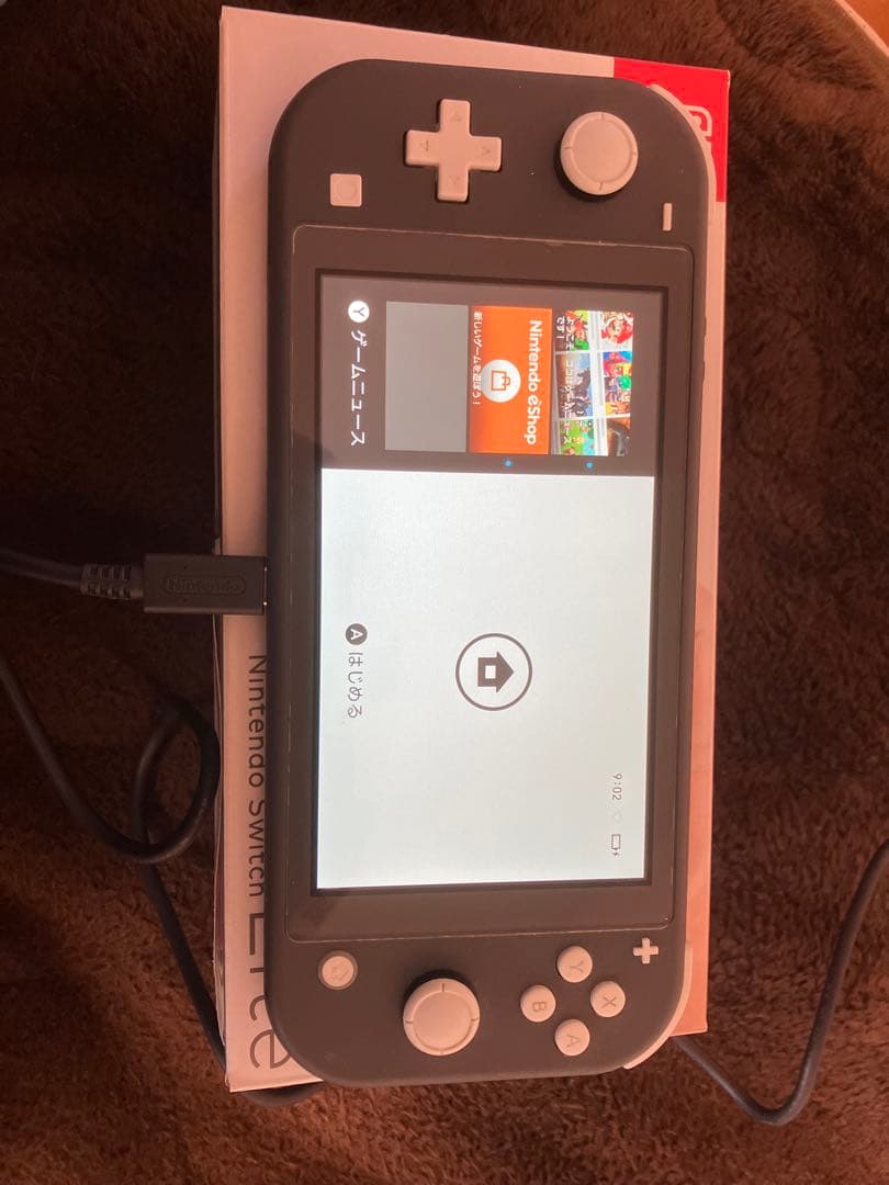 Nintendo Switch Lite グレー 本体 充電ケーブル付き