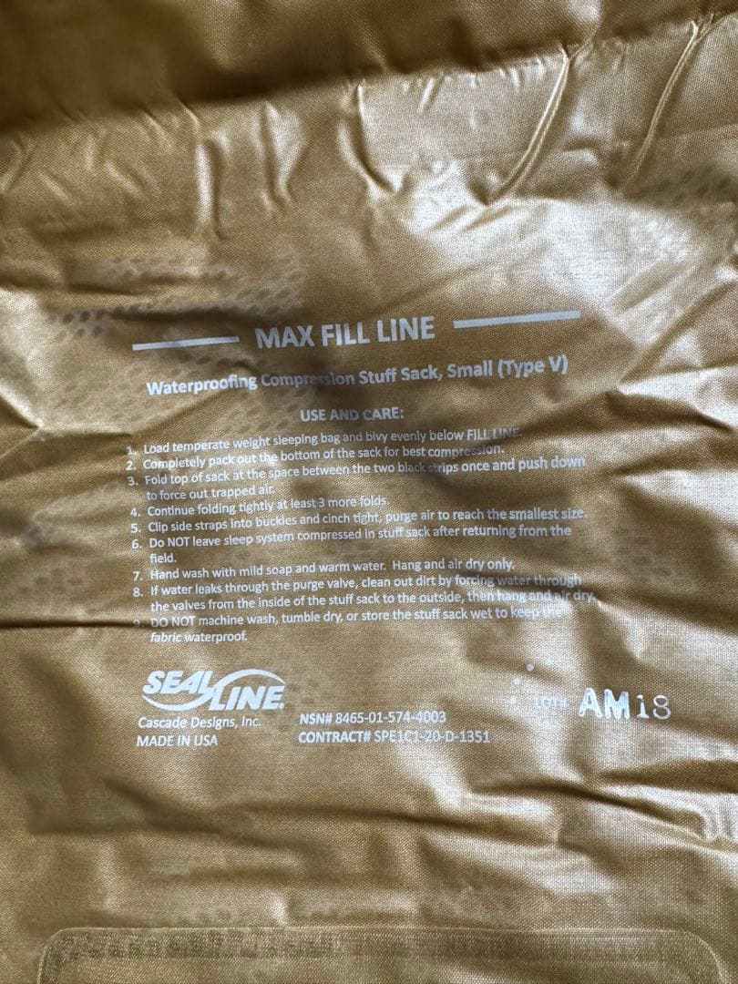 USMC 実物 寝袋4点セット 新品未使用