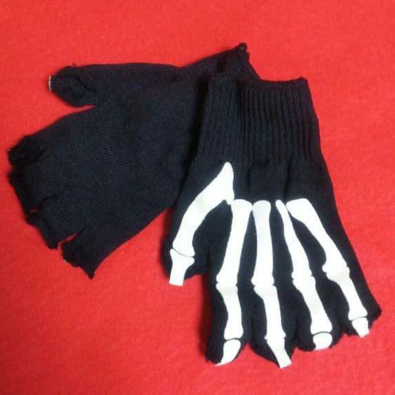 75 入手困難 極美品 レア 未使用 ヴィンテージ 90s ボーン グローブ 黒