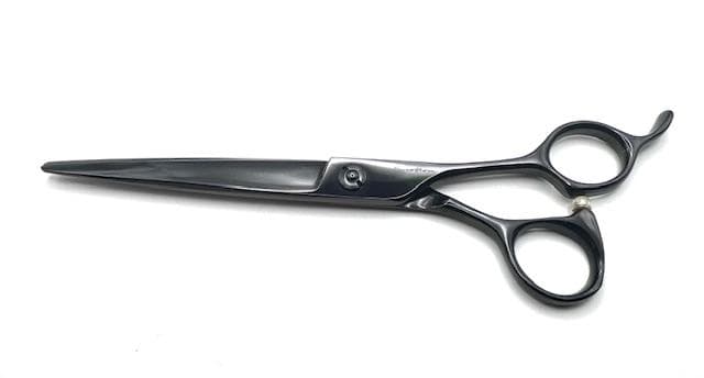 【新品同様】ブラックコーティング 7インチロング・バーバー シザー