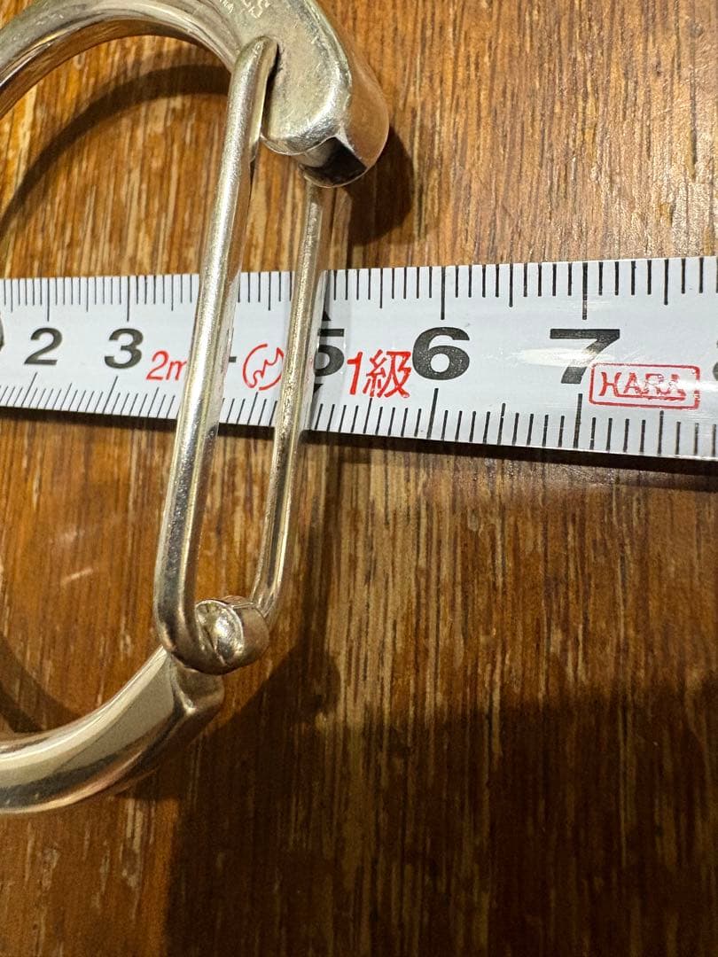 HERMES シルバーバングル クラスプ付き