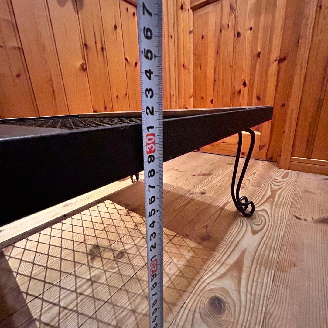 No.570 アイアンローテーブル コーヒーテーブル　リビングセンターテーブル