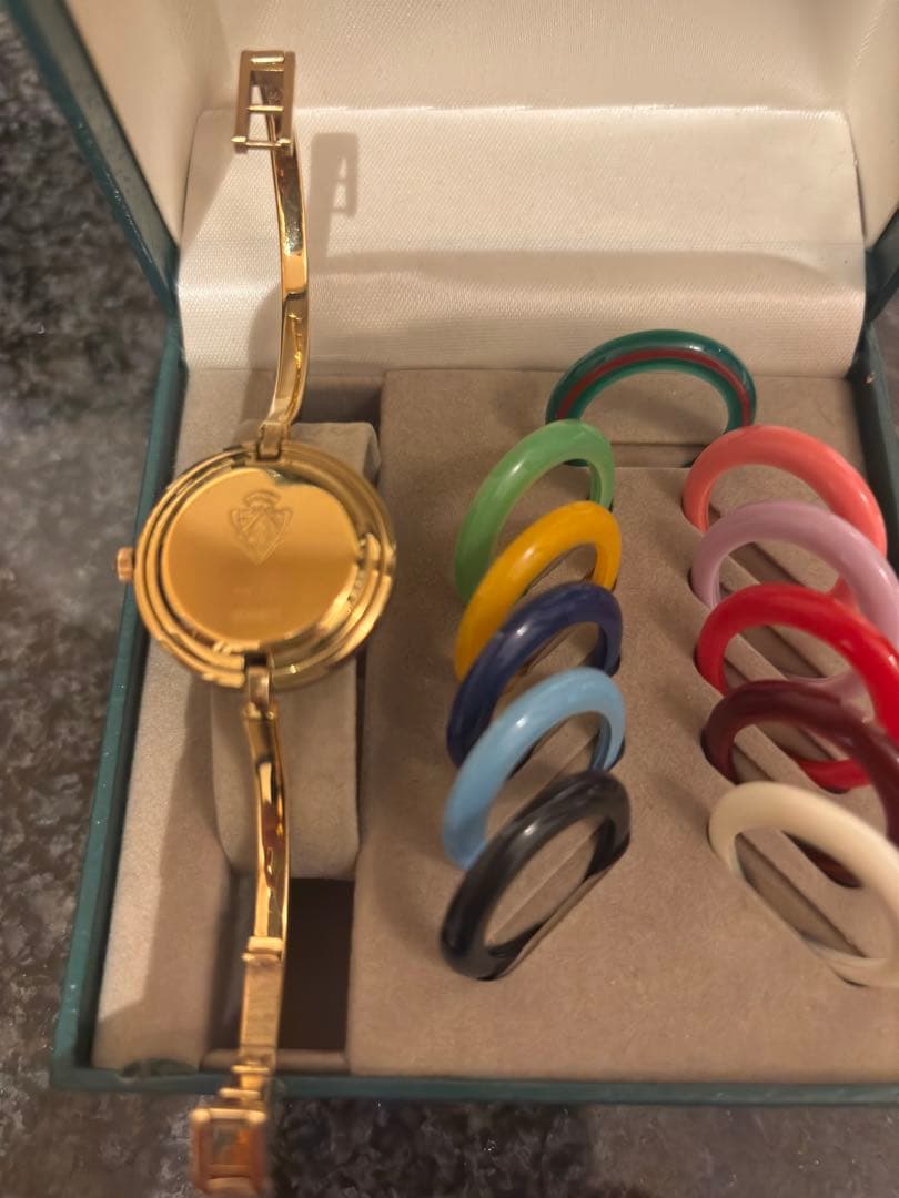 GUCCI チェンジベゼル　Sサイズ　電池新品交換済　動作良好