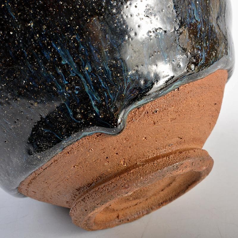 加藤唐九郎　一無斎（一ム斎）造　朝鮮唐津茶碗　銘公徳　淡々斎極箱　M　R5660
