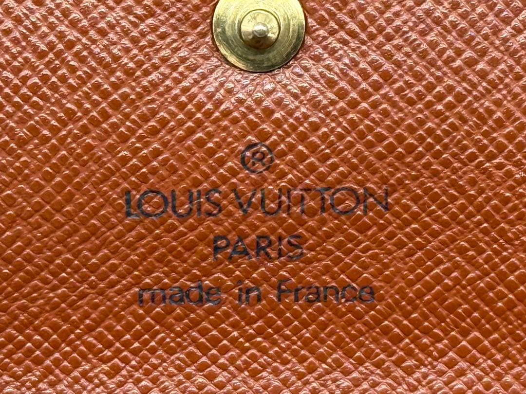 良品！LOUIS VUITTONルイヴィトン　ポルトモネ・プラ　ケース