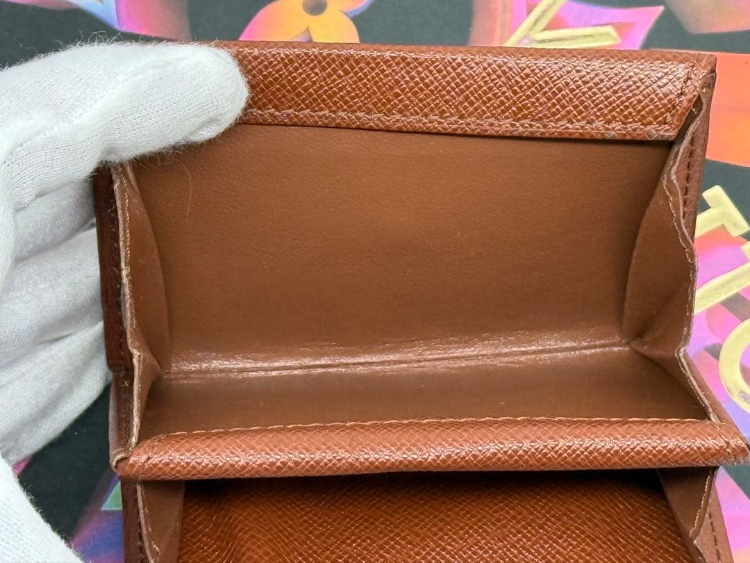 良品！LOUIS VUITTONルイヴィトン　ポルトモネ・プラ　ケース