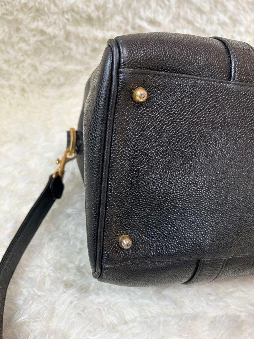 【Fufu】シャネル/CHANEL/ボストンバッグ/ココマーク/レザー