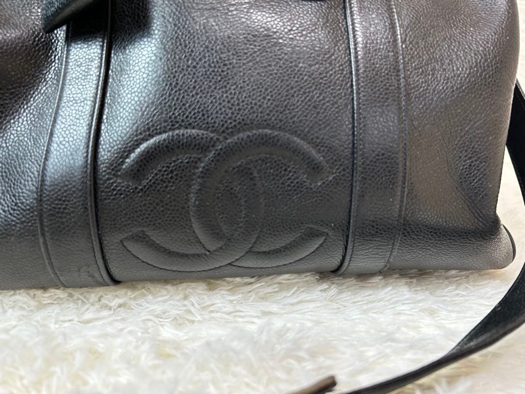 【Fufu】シャネル/CHANEL/ボストンバッグ/ココマーク/レザー