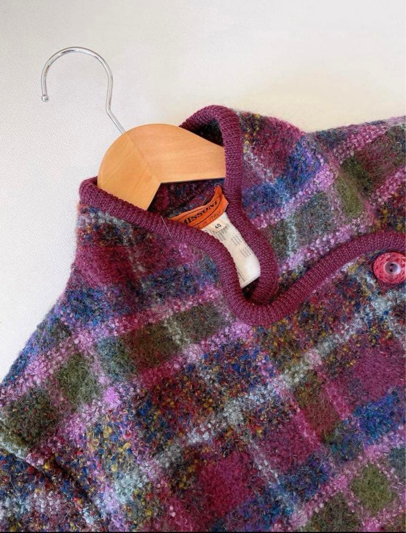 最高級 オレンジタグ ミッソーニ ウールコート アルパカ混 M~L定価28万