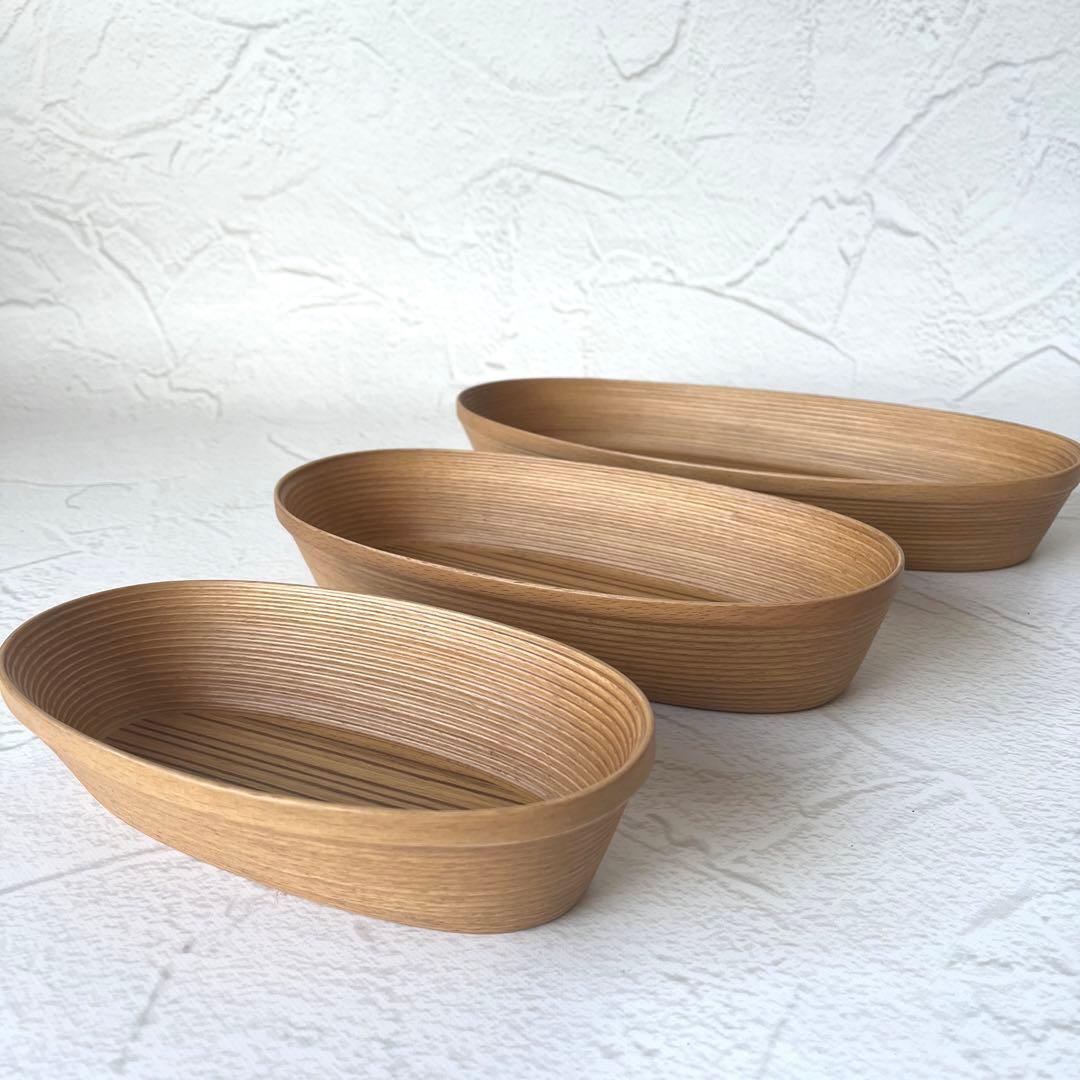 【未使用】BUNACO Cosmetic Box oval ブナコ 3点