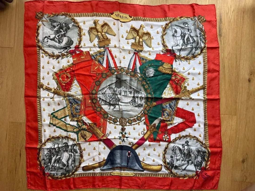 HERMES ナポレオン スカーフ