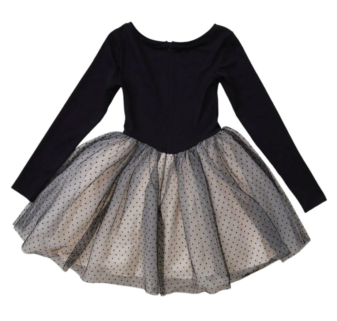 m*い様 Ballerina dot tulle docking one-pie