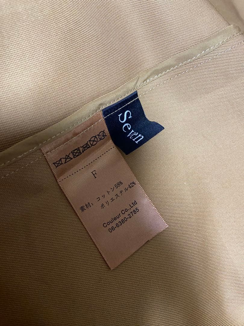 タグ付　新品　未使用品　セブンフェアリー　ベーシック　トレンチコート