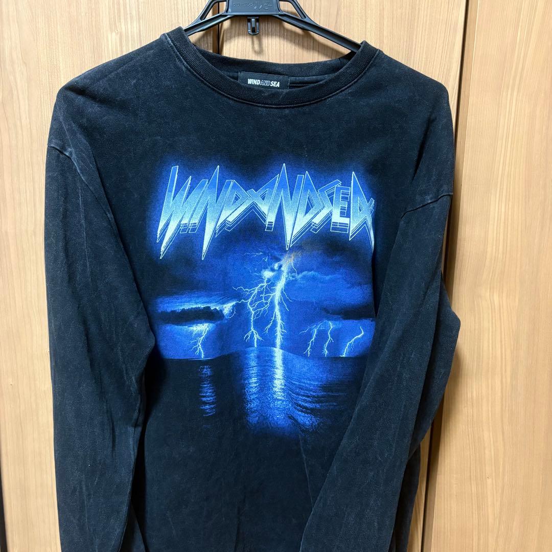 トップス L L/S T SHIRT / BLACK