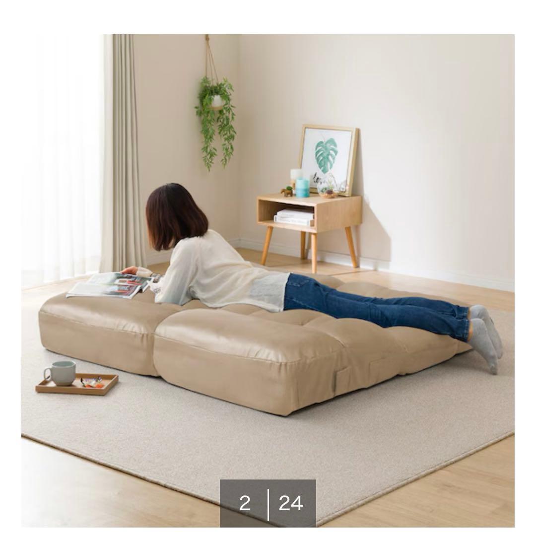 つながるワイドポケットコイル座イス(ロダ ワイドHP BE)