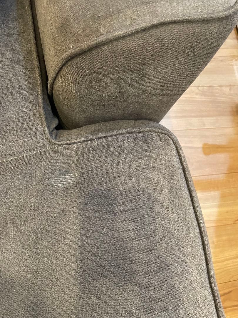 【鹿児島引取り限定】オシャレ♪高級感のあるカウチソファ 3人がけ