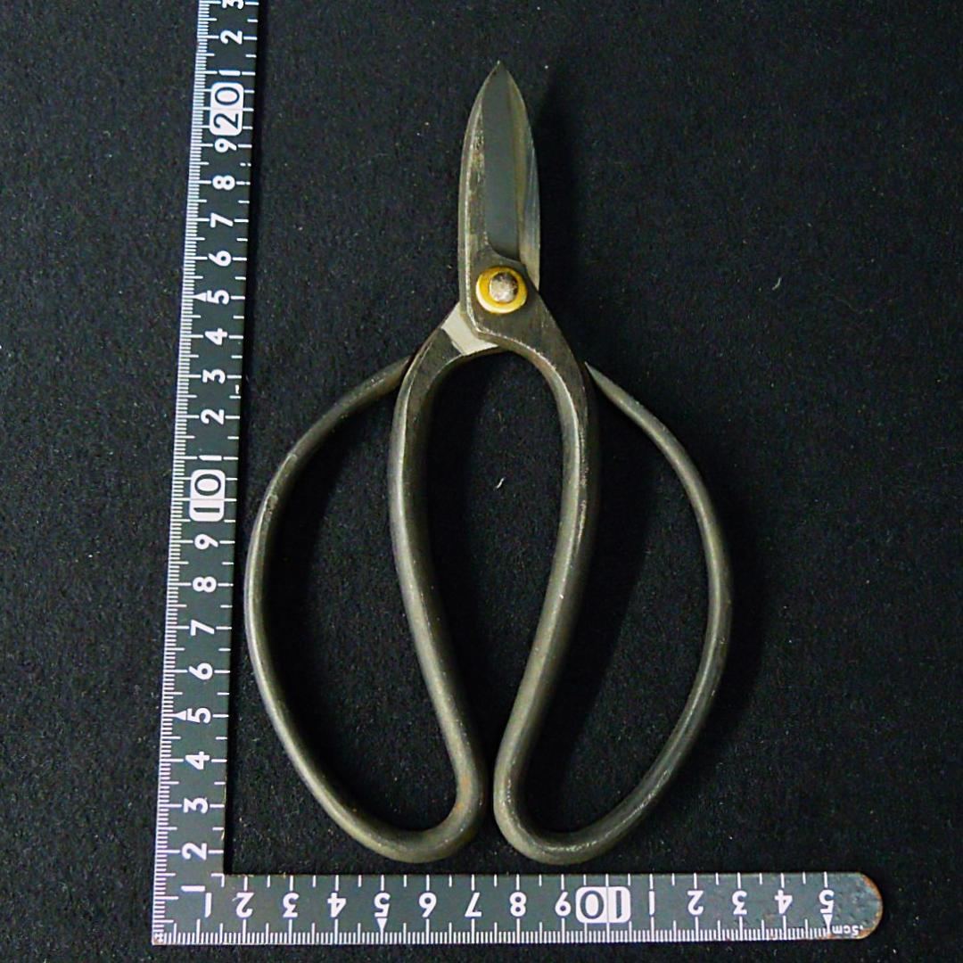 茶*爺様 安重打刃物店 別打 総火造 大久保鋏 無銘 未使用 新店舗移転時の整理