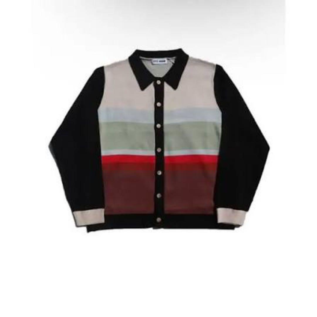 TTT MSW 22AW Border Knit Cardigan／カーディガン