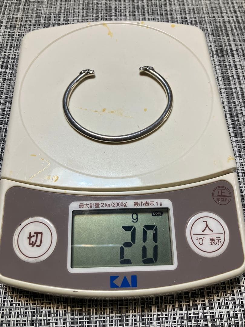 美品　クロムハーツ　ダブル　ドッグスキニー　バングル　ブレスレット　2006