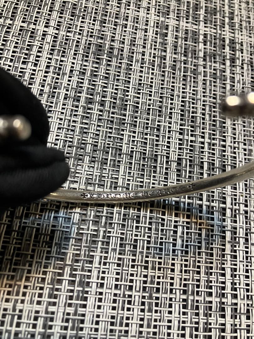 美品　クロムハーツ　ダブル　ドッグスキニー　バングル　ブレスレット　2006